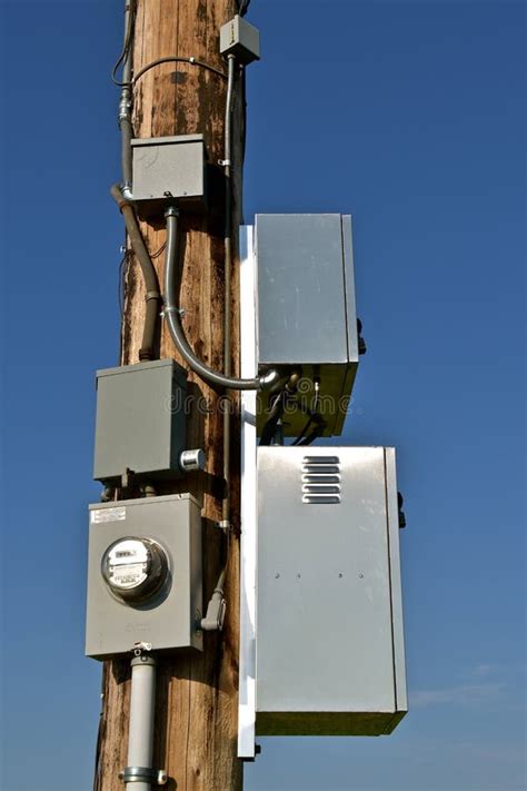 metal box next to utility pole|alpha box utility pole.